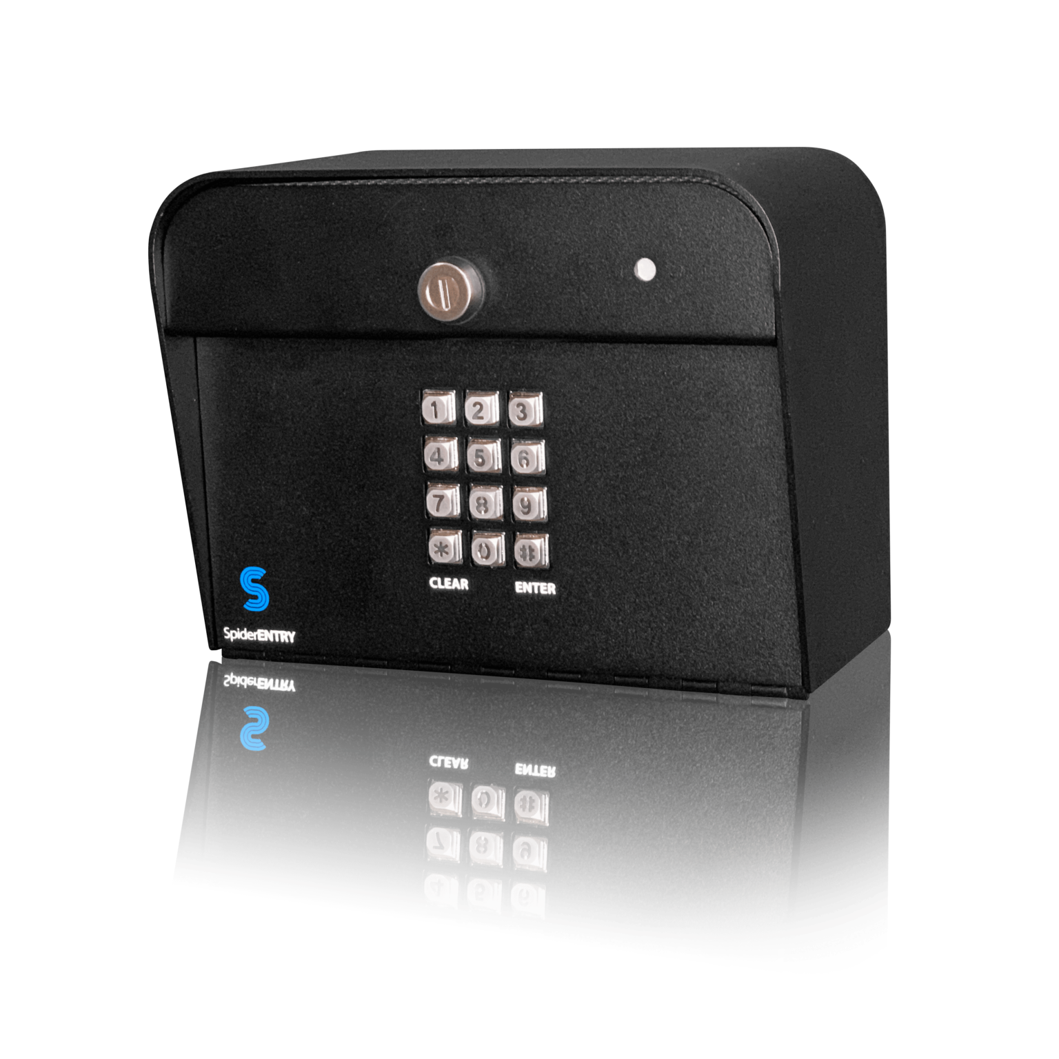 SpiderDoor S23i internet keypad, powered and connected over a single CAT6 cable